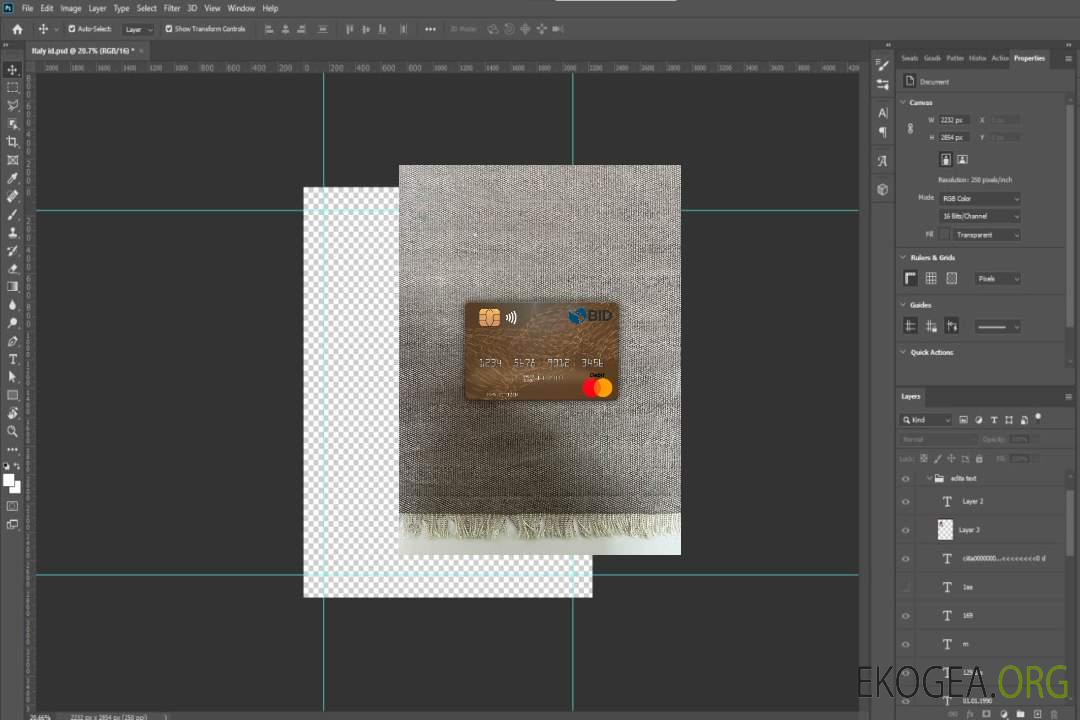 République Dominicaine Banco BID mastercard photolook recto template République Dominicaine Banco BID mastercard photolook recto template